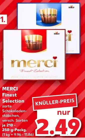 Kaufland MERCI Finest Selection 210-250 g Packg. Angebot