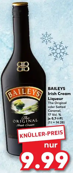 Kaufland BAILEYS Irish Cream Liqueur 0,7 L-Fl. Angebot