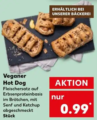 Kaufland Veganer Hot Dog Angebot