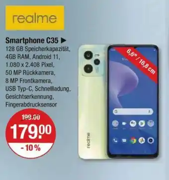 V Markt realme Smartphone C35 Angebot