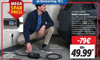 Lidl ULTIMATE SPEED Mobile Ladestation ,,USML 3.7 A1" Angebot
