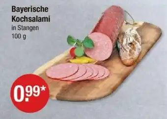 V Markt Bayerische Kochsalami in Stangen 100 g Angebot