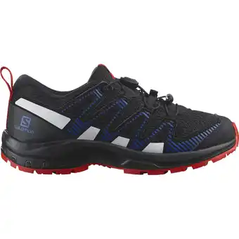 Intersport Salomon kinder multifunktionsschuhe shoes xa pro v8 j black/lapis blue/fird black/lapis blue/fiery red 33 Angebot