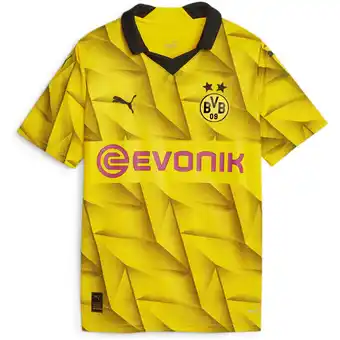 Intersport Puma kinder fantrikot bvb 3rd jersey replica jr cyber yellow-puma black 164 Angebot