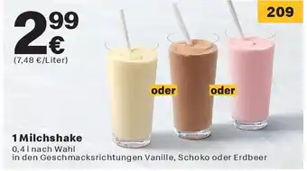 McDonald’s 1 Milchshake Angebot