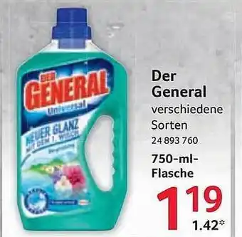 Selgros Der General Angebot