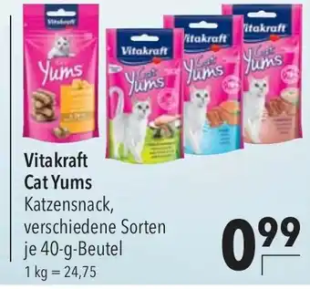 CITTI Markt Vitakraft Cat Yums je 40-g-Beutel Angebot