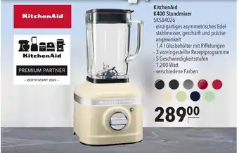 CITTI Markt KitchenAid K400 Standmixer 5KSB4026 Angebot