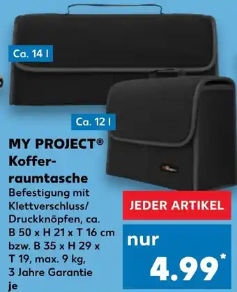 Kaufland MY PROJECT Kofferraumtasche Angebot