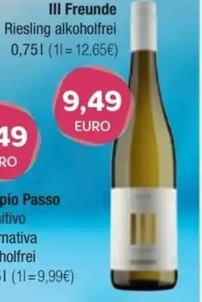 Edeka Niemerszein III Freunde Riesling alkoholfrei 0,75L Angebot