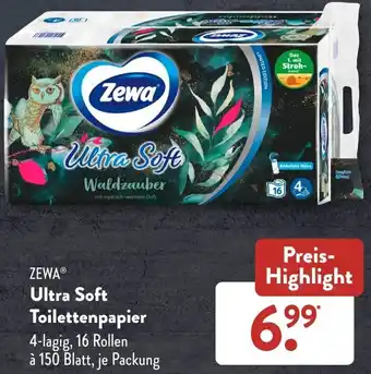Aldi Süd ZEWA Ultra Soft Toilettenpapier Angebot