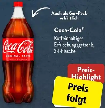 Aldi Süd Coca-Cola 2 L Flasche Angebot