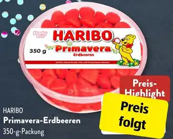 Aldi Süd HARIBO Primavera-Erdbeeren 350 g Packung Angebot