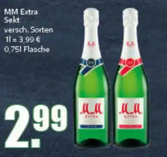 Ihr Frischmarkt MM Extra Sekt versch. Sorten 750ml Angebot