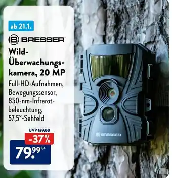 Aldi Süd BRESSER Wild Überwachungskamera, 20 MP Angebot