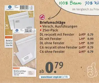 Rossmann Briefumschläge • 25er-Pack Angebot