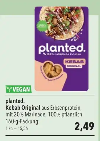 CITTI Markt planted. Kebab Original 160-g-Packung Angebot