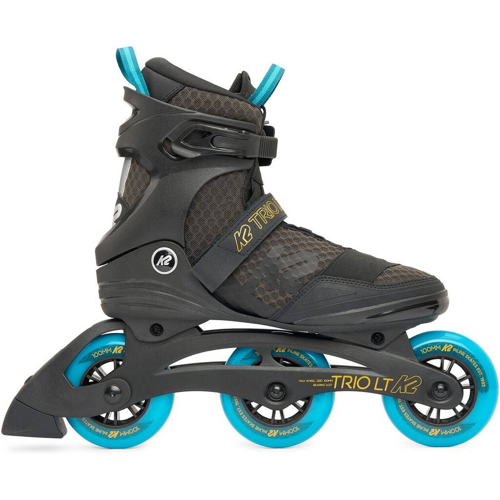 K2 herren inlineskates trio lt 100 black blue 41,5 Angebot bei Intersport