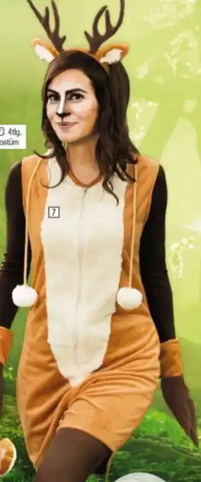 Buttinette Damen kostüm reh Angebot