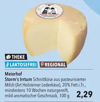 CITTI Markt Meierhof Storm's Irrtum Schnittkäse 100g Angebot