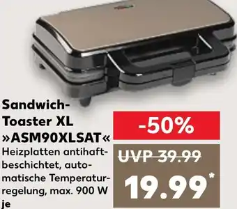 Kaufland Bestron Sandwich-Toaster XL ,,ASM90XLSAT" Angebot