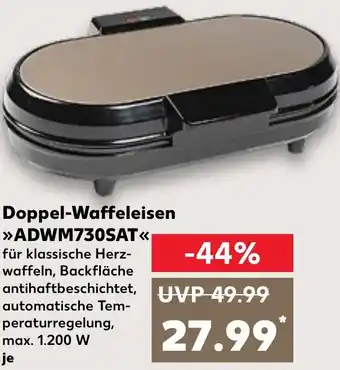 Kaufland Bestron Doppel-Waffeleisen ,,ADWM730SAT" Angebot