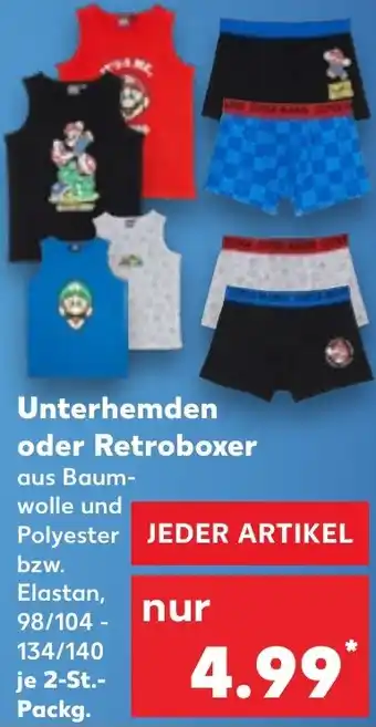 Kaufland Unterhemden oder Retroboxer Angebot