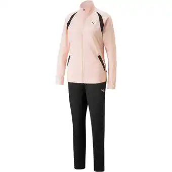 Intersport Puma damen sportanzug classic tricot suit op rose dust m Angebot