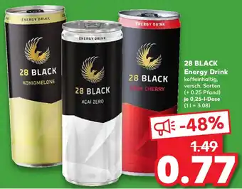 Kaufland 28 BLACK Energy Drink 0,25 L Dose Angebot