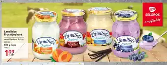 Selgros Landliebe Fruchtjoghurt verschiedene Sorten 500-g-Glas Angebot