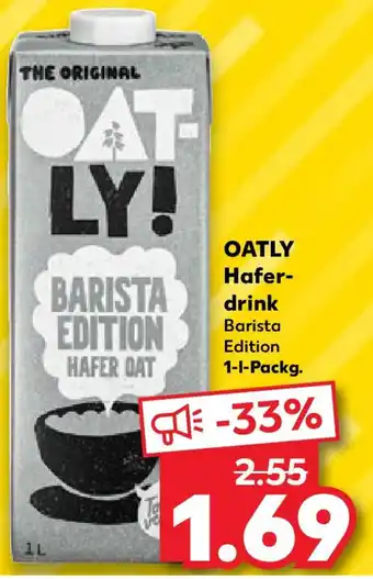 Kaufland OATLY Haferdrink 1 L Packg. Angebot