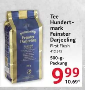 Selgros Tee Hundertmark Feinster Darjeeling First Flush 500-g-Packung Angebot