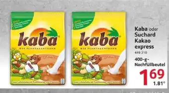 Selgros Kaba oder Suchard Kakao express 400-g-Nachfüllbeutel Angebot