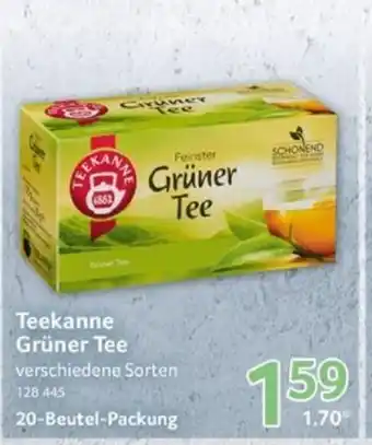 Selgros Teekanne Grüner Tee verschiedene Sorten 20-Beutel-Packung Angebot