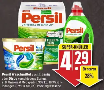 Edeka Neukauf Persil Waschmittel  auch Flüssig oder Discs Angebot