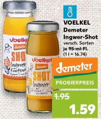 Kaufland VOELKEL Demeter Ingwer-Shot 95 ml Fl. Angebot