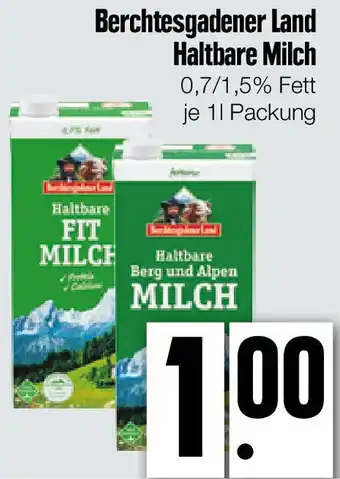 Edeka Xpress Berchtesgadener Land Haltbare Milch 1 L Packung Angebot