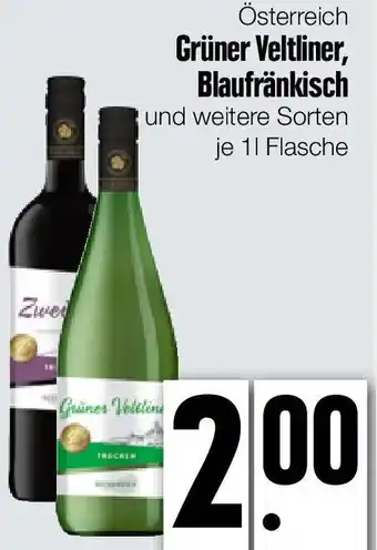 Edeka Xpress Österreich Grüner Veltliner, Blaufränkisch 1 L Flasche Angebot