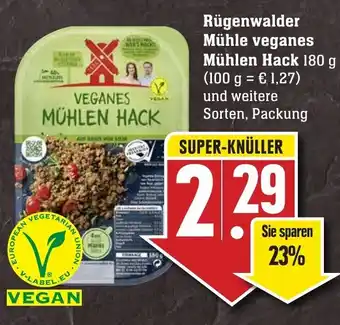 Edeka Neukauf Rügenwalder Mühle Veganes Mühlen Hack 180g Angebot