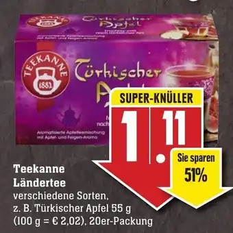 Edeka Neukauf Teekanne Ländertee 55g Angebot