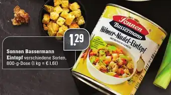 Edeka Neukauf Sonnen Bassermann Eintopf 800g Dose Angebot