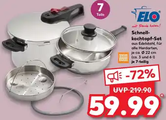 Kaufland ELO Schnellkochtopf Set 7-teilig Angebot