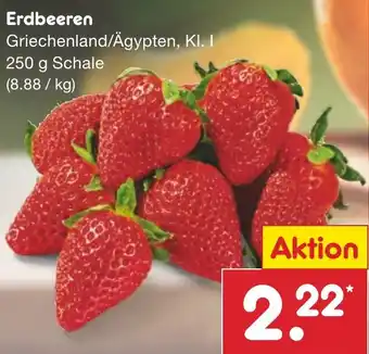 Netto Marken-Discount Erdbeeren 250 g Schale Angebot