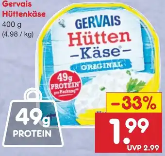 Netto Marken-Discount Gervais Hüttenkäse 400 g Angebot