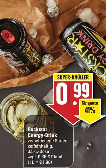 Edeka Neukauf Rockstar Energy Drink 0,5L Angebot