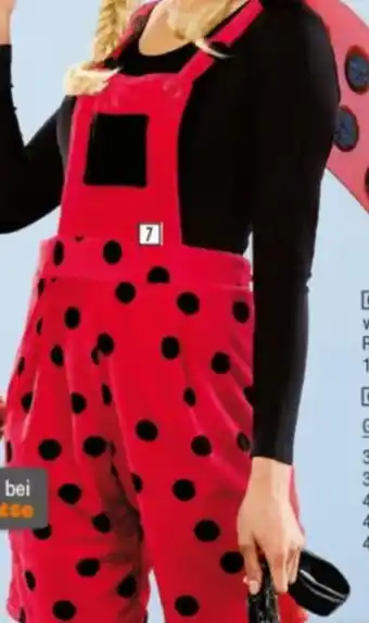 Buttinette Damen latzhose marienkäfer Angebot