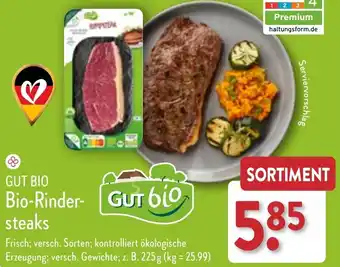 Aldi Nord GUT Bio-Rindersteaks Angebot