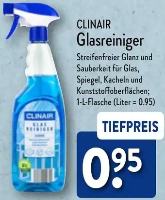 Aldi Nord CLINAIR Glasreiniger 1 L Flasche Angebot