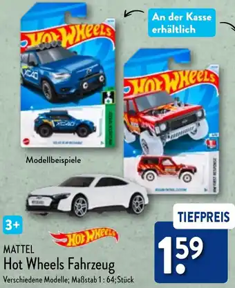 Aldi Nord MATTEL Hot Wheels Fahrzeug Angebot