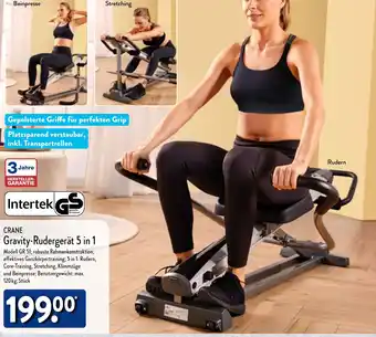 Aldi Nord CRANE Gravity-Rudergerät 5 in 1 Angebot